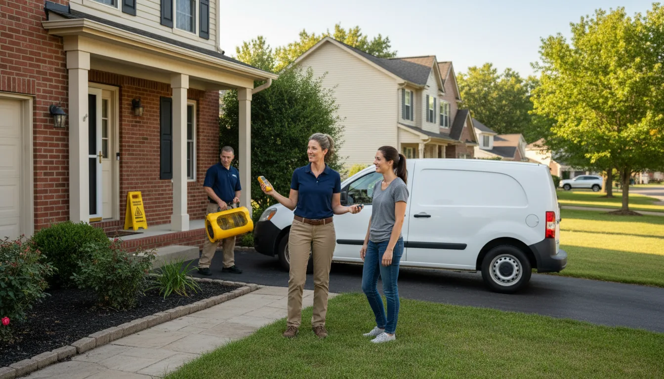 Water restoration image for Dehumidification And Cleanup Services in Harwinton, CT